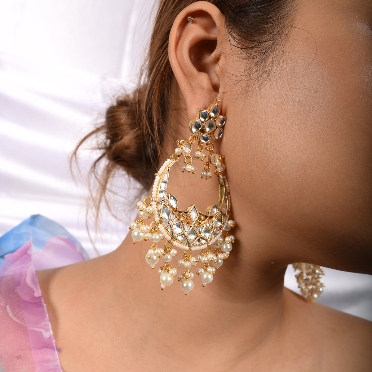 Ashmik Kundan Earrings