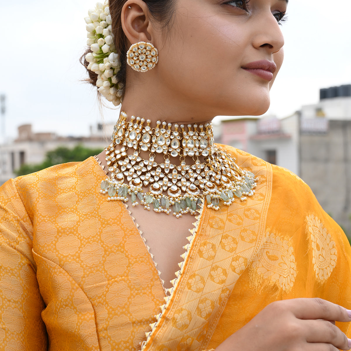 Mugdha Star Chand Choker Set
