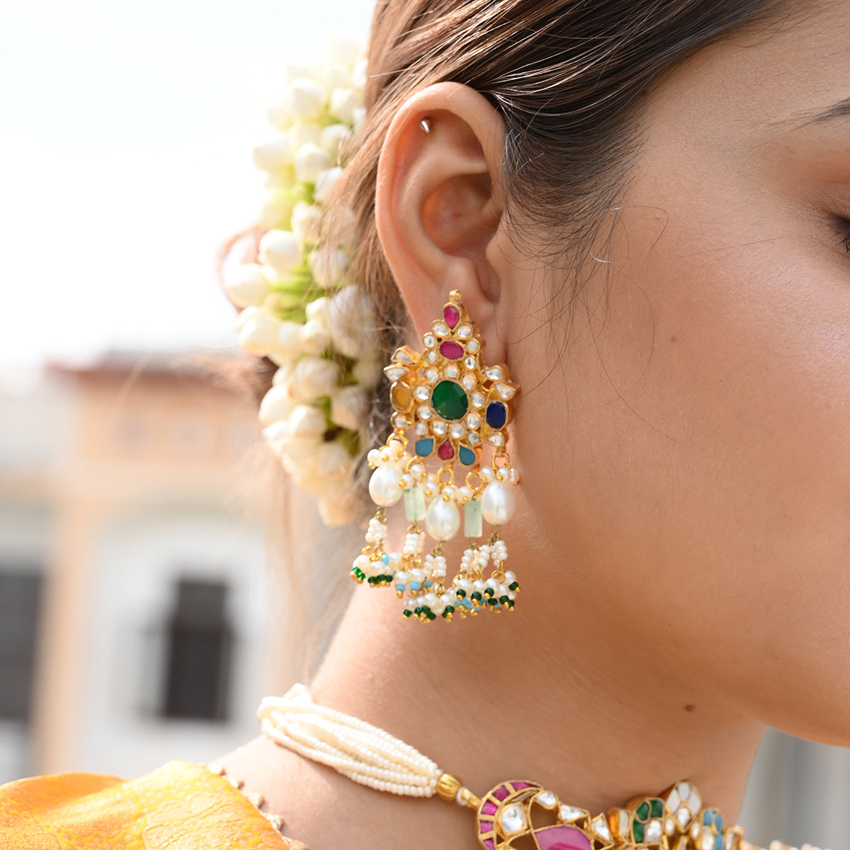 Harshita Multi Kundan Choker Set