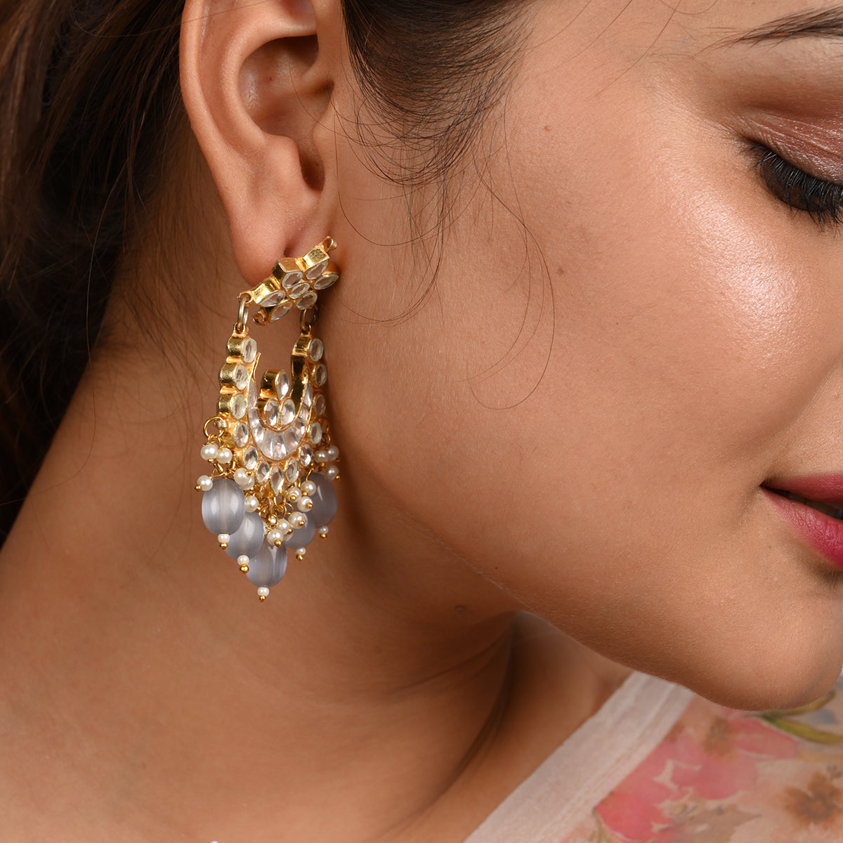 Mitansh Kundan Earrings