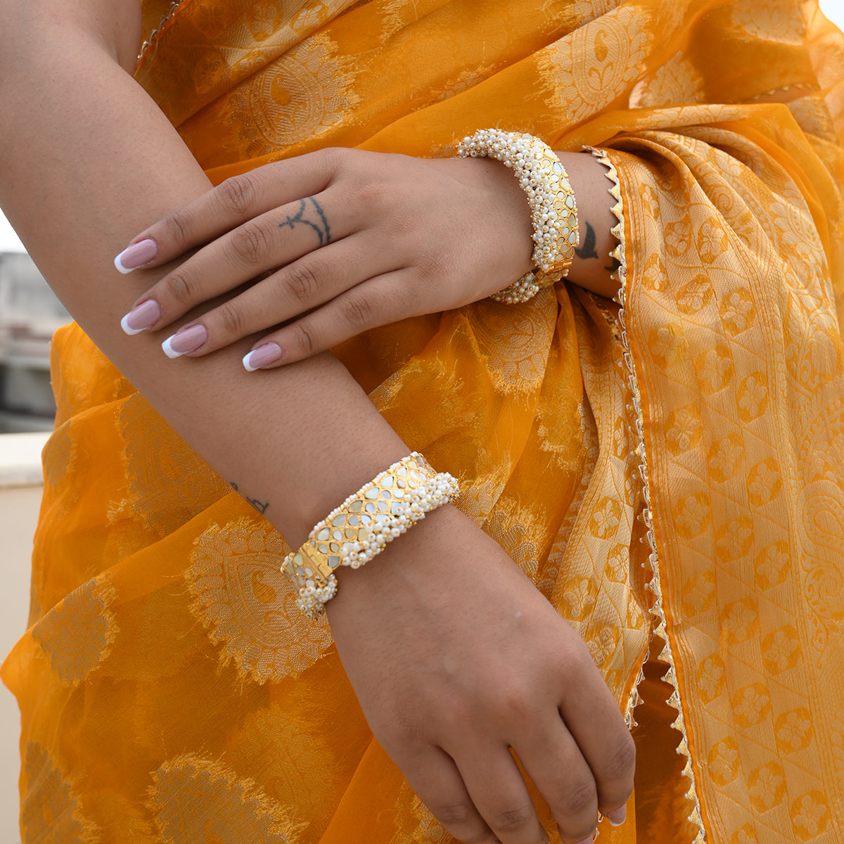 Hafez Mother Of Pearl Bangles