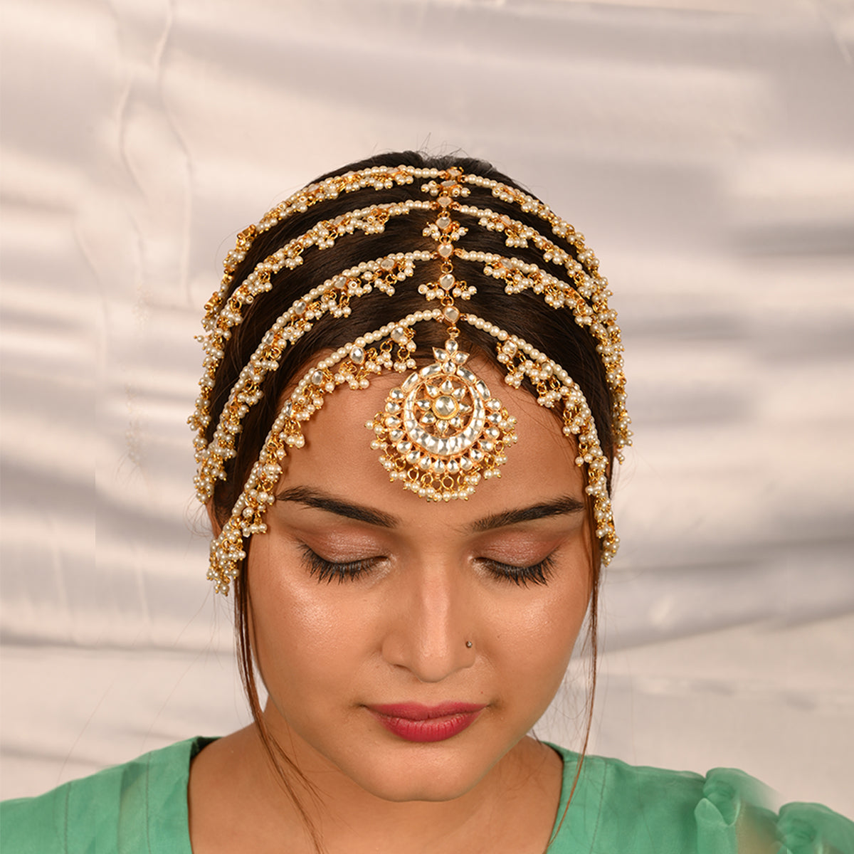 Edelweiss Headband/Sheeshphool