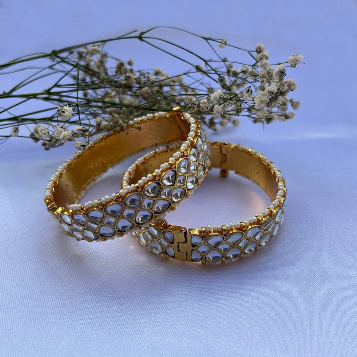 Cyrus Kundan Bangles