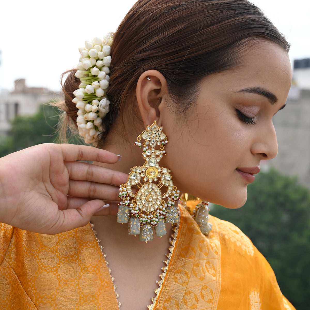 Druhyu Long Earrings