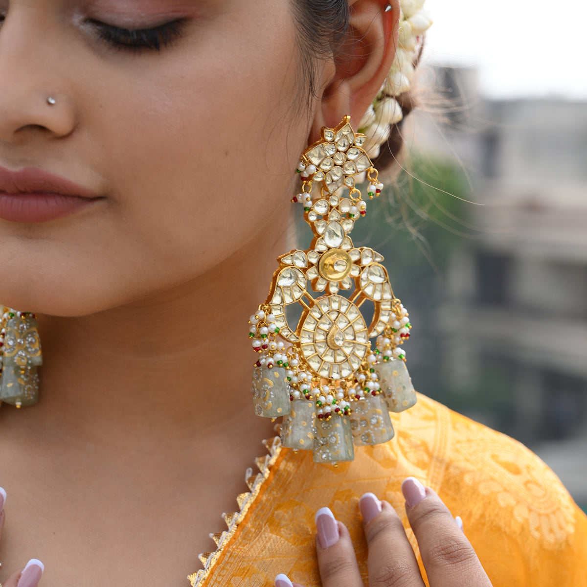 Druhyu Long Earrings