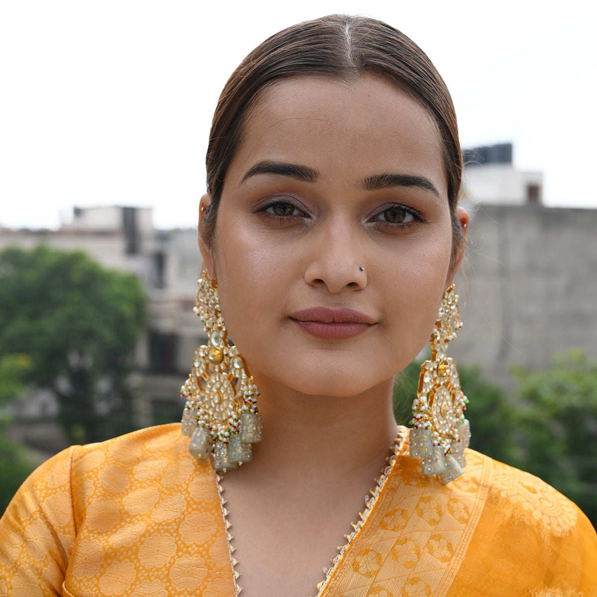 Druhyu Long Earrings