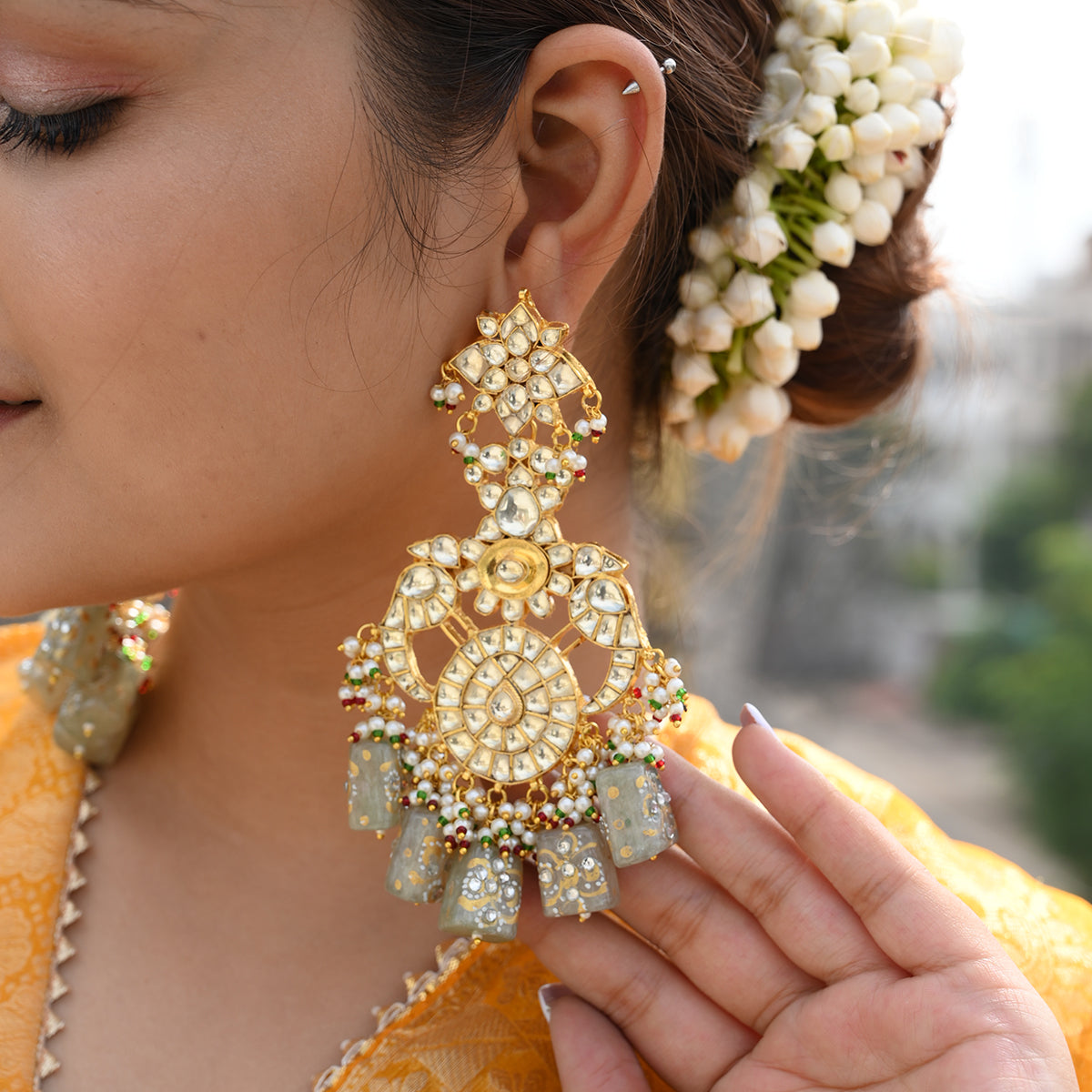 Druhyu Long Earrings