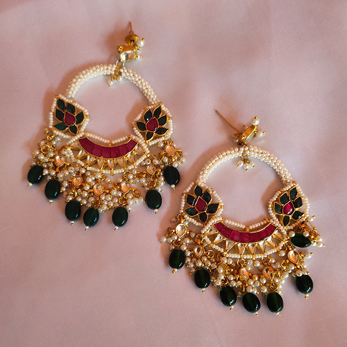 Aamani Kundan Bali Earrings