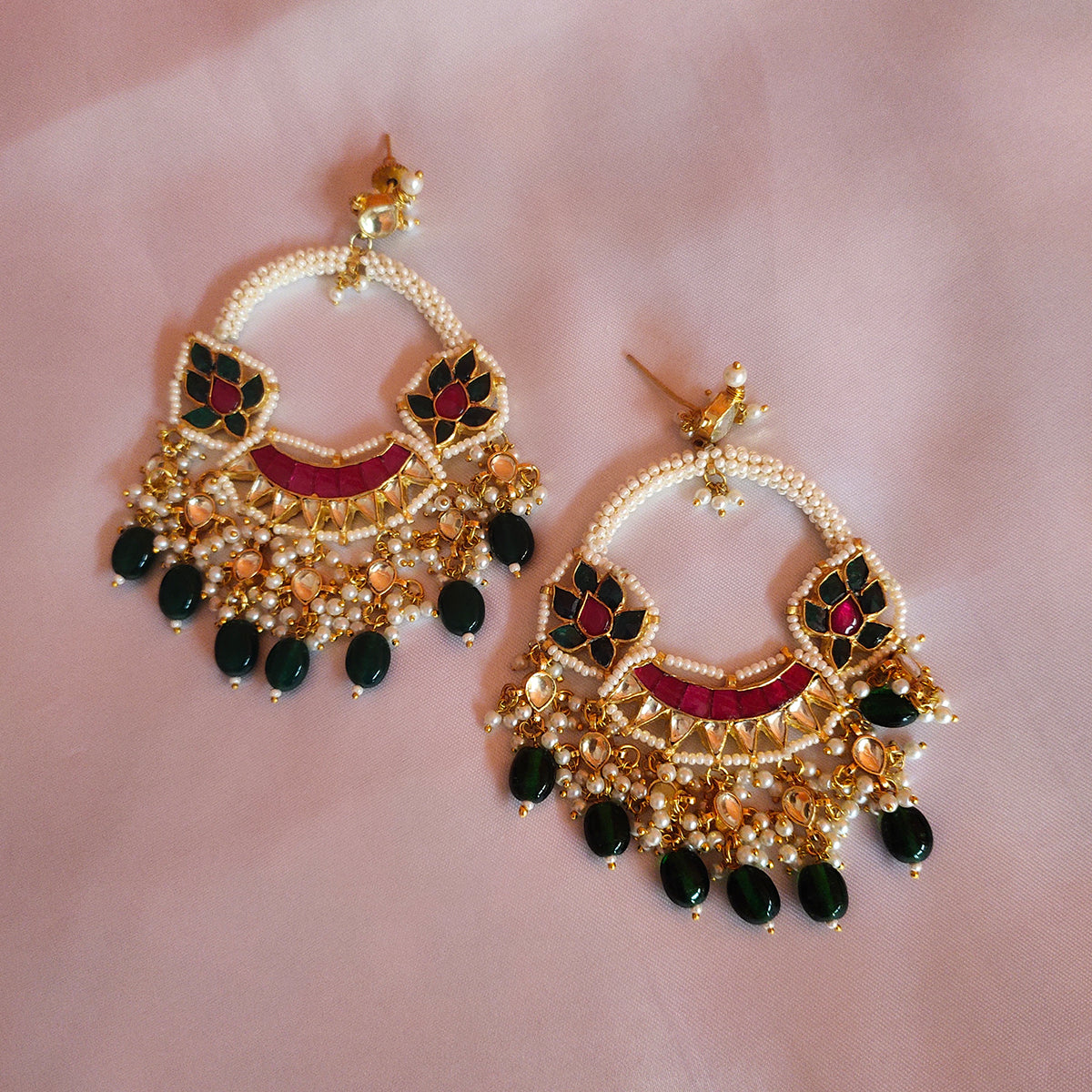 Aamani Kundan Bali Earrings