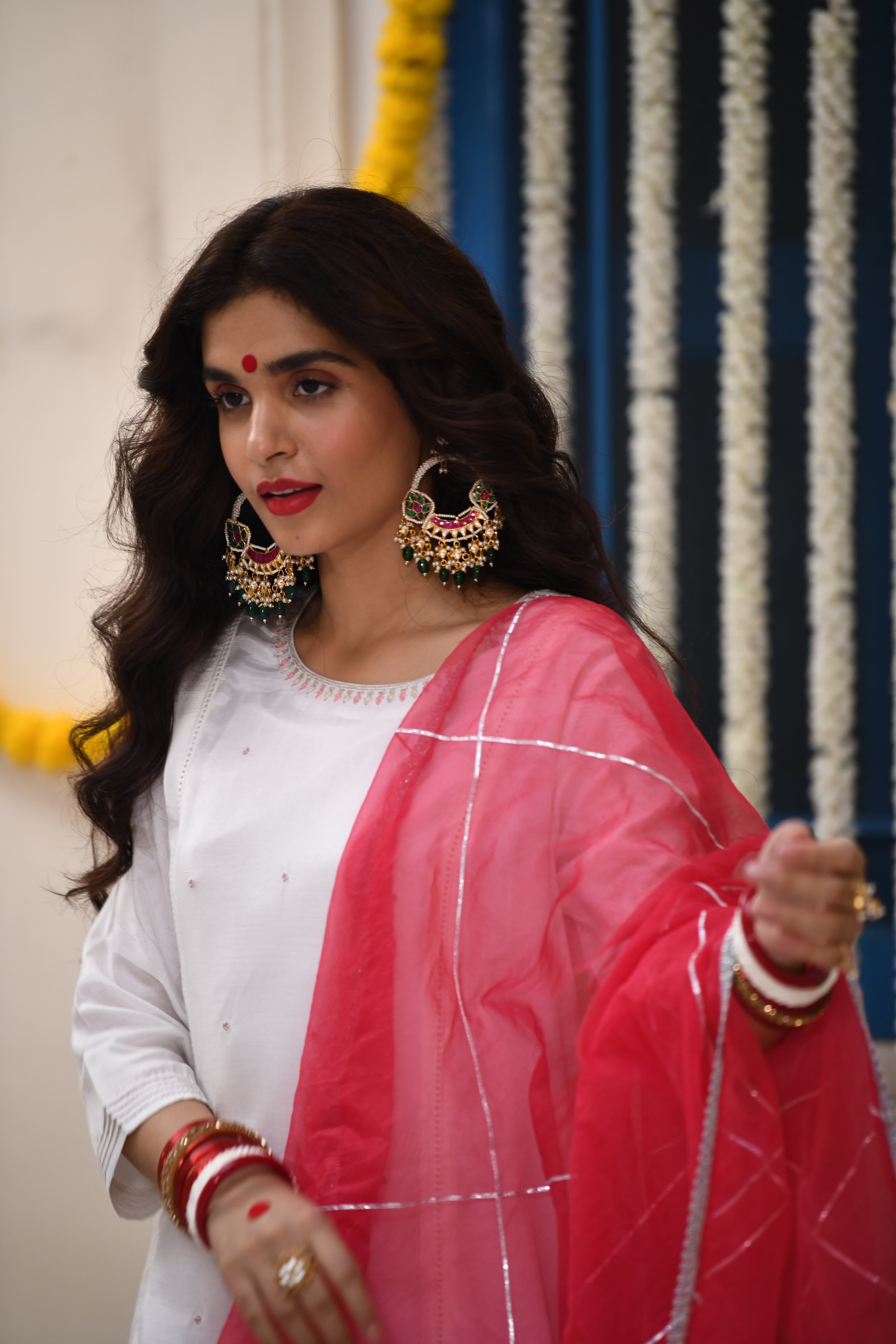 Aamani Kundan Bali Earrings