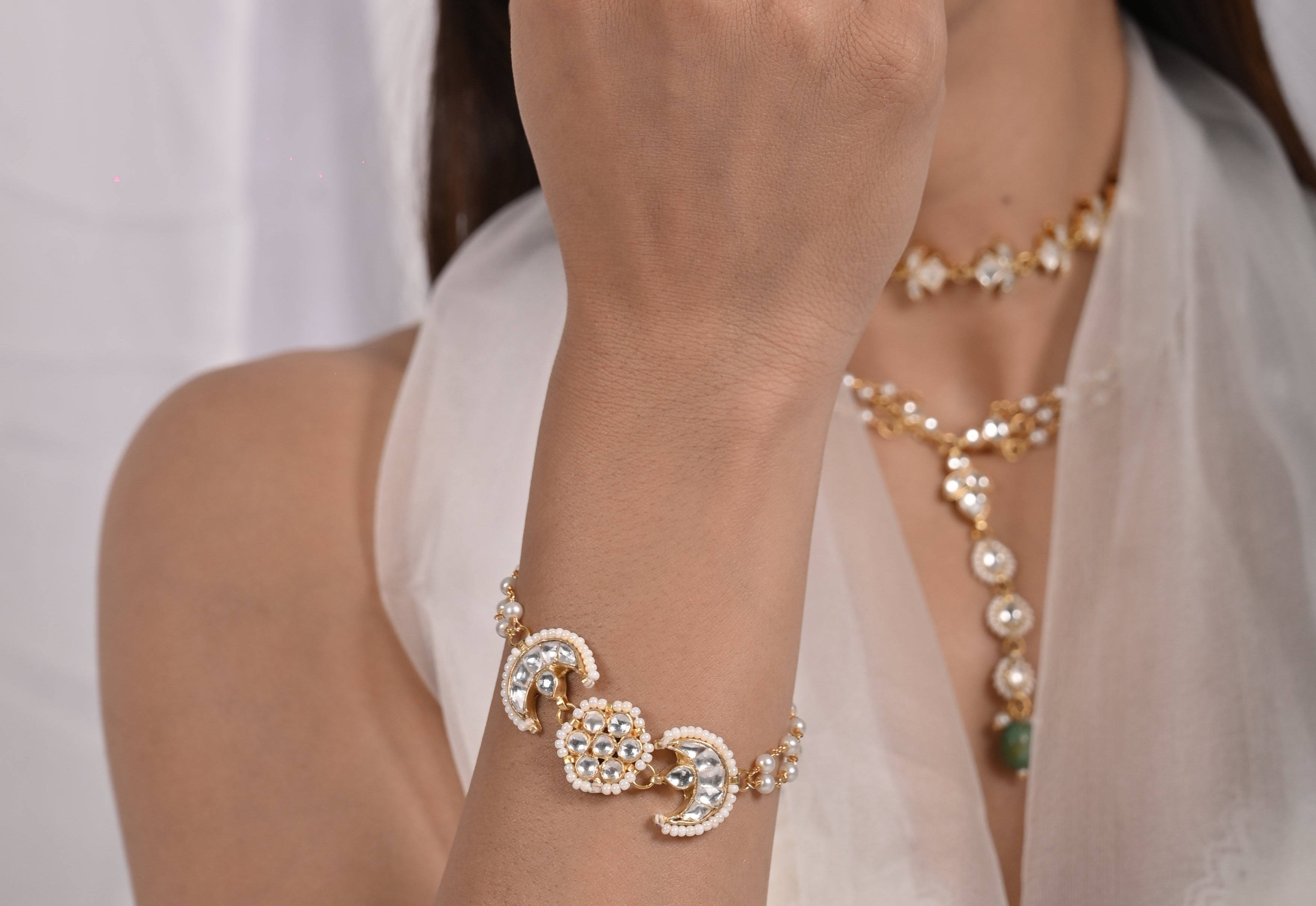 Claire Chand Kundan Bracelet