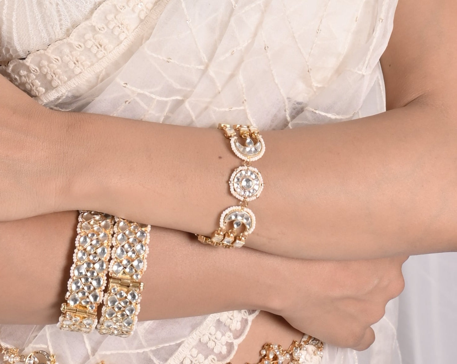 Claire Chand Kundan Bracelet