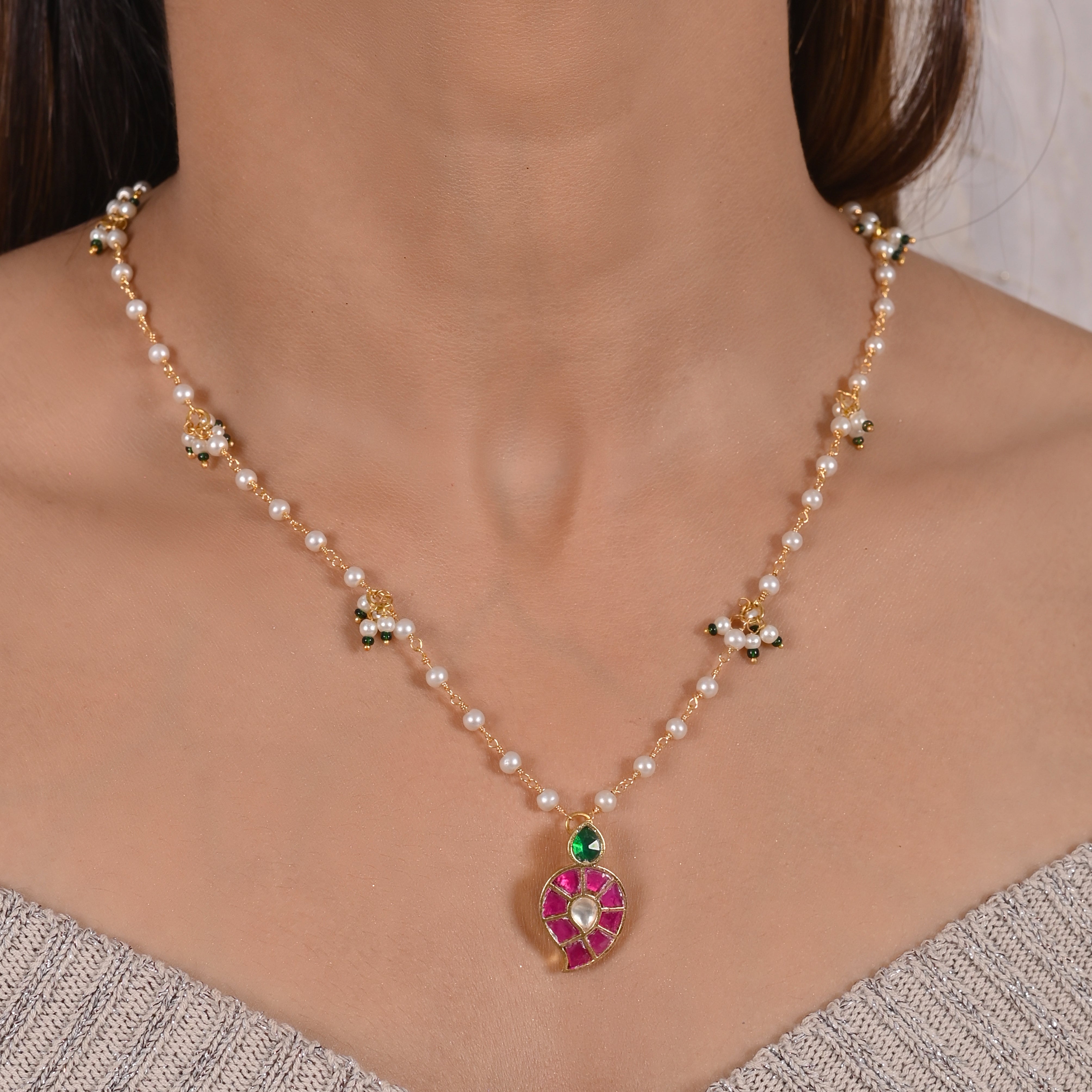 Kerry Rani Motify Kundan Pandent
