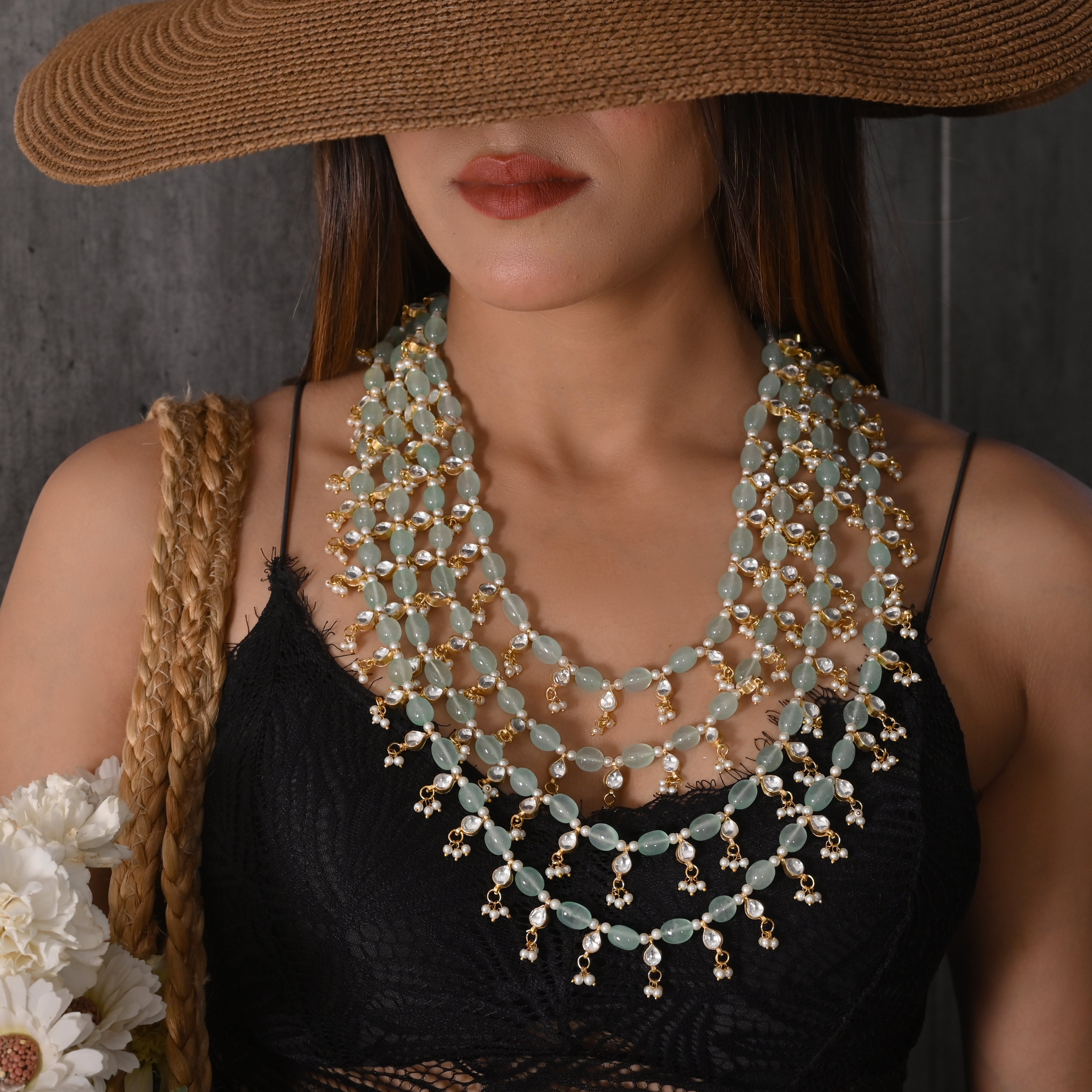 Aebigail Pearl Layered Maala