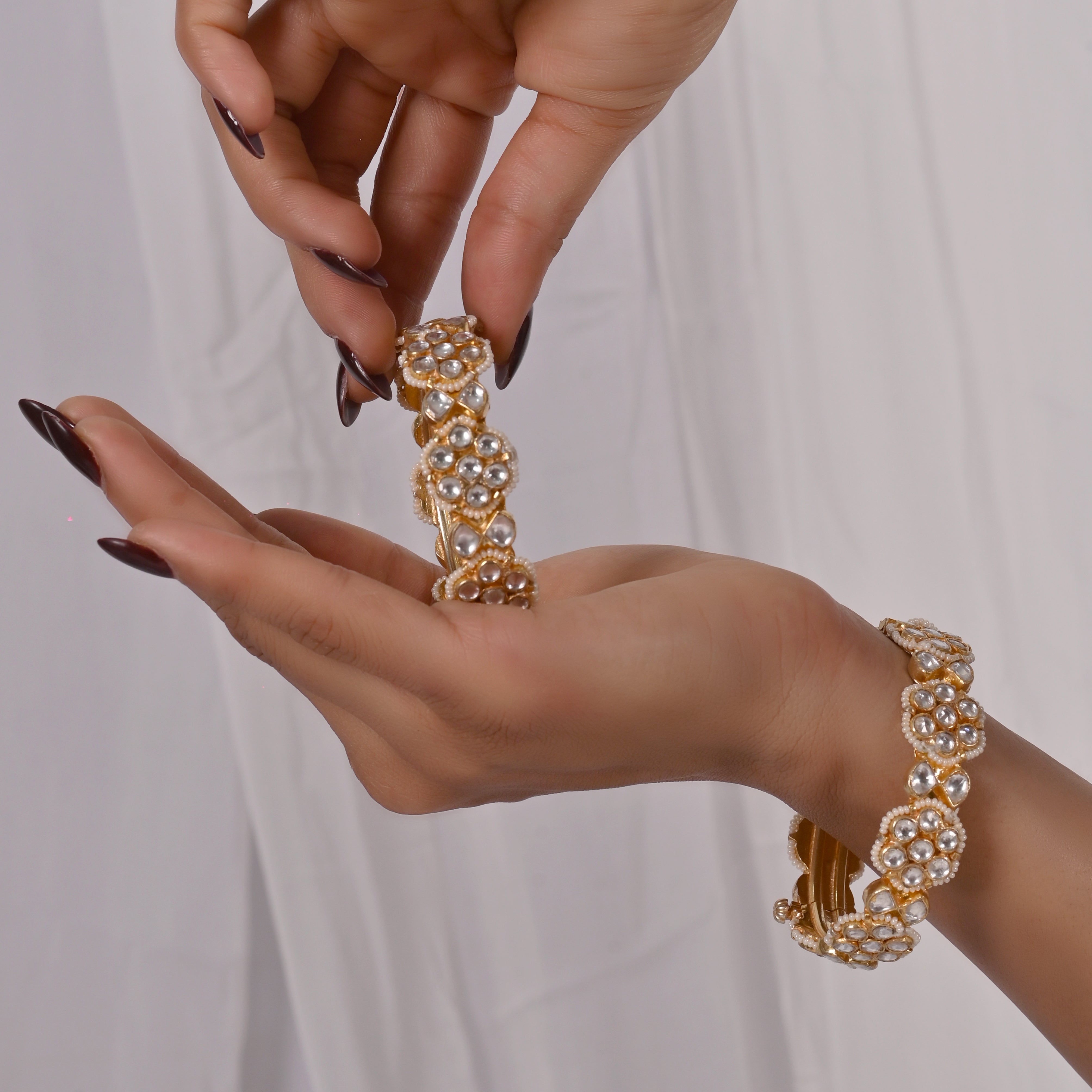 Laila Kundan Bangles