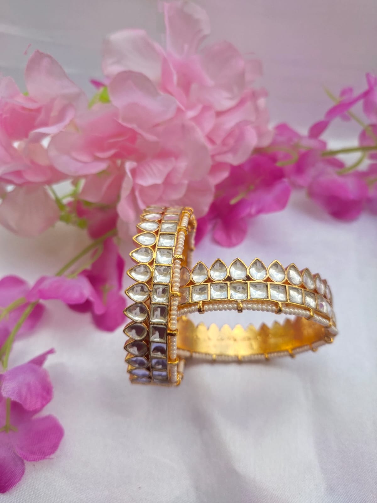 Sadira Jadau Kundan Bangles