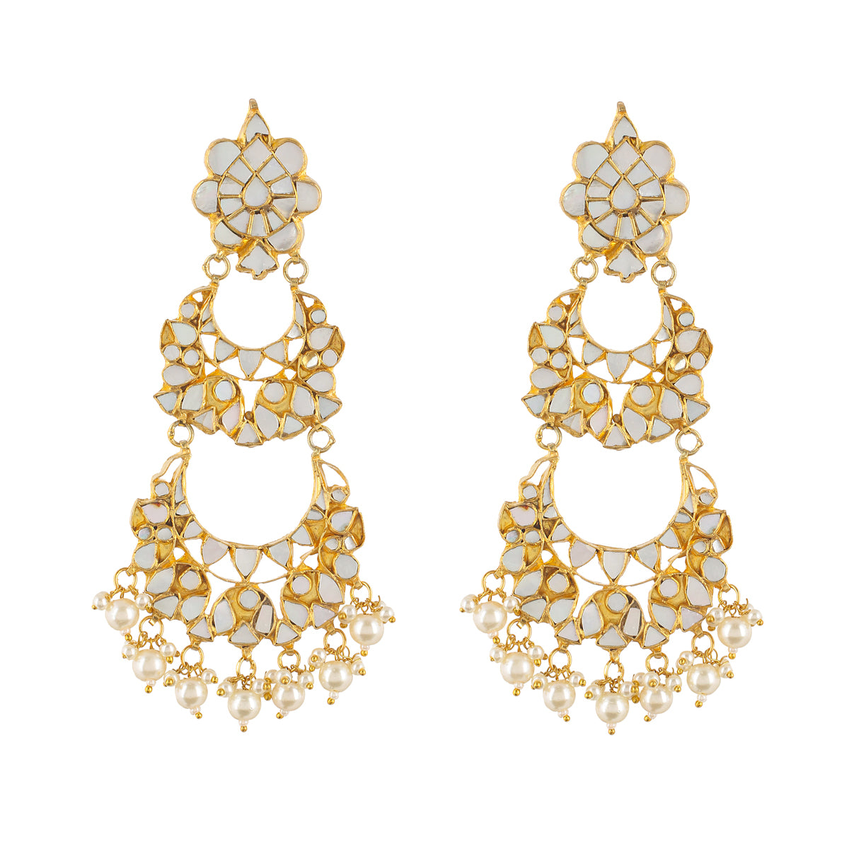 Gunjan Mother Of Pearl Necklace Set