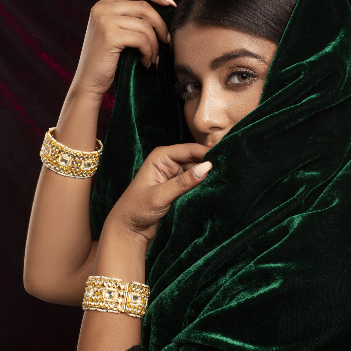 Irsia Kundan Bangles