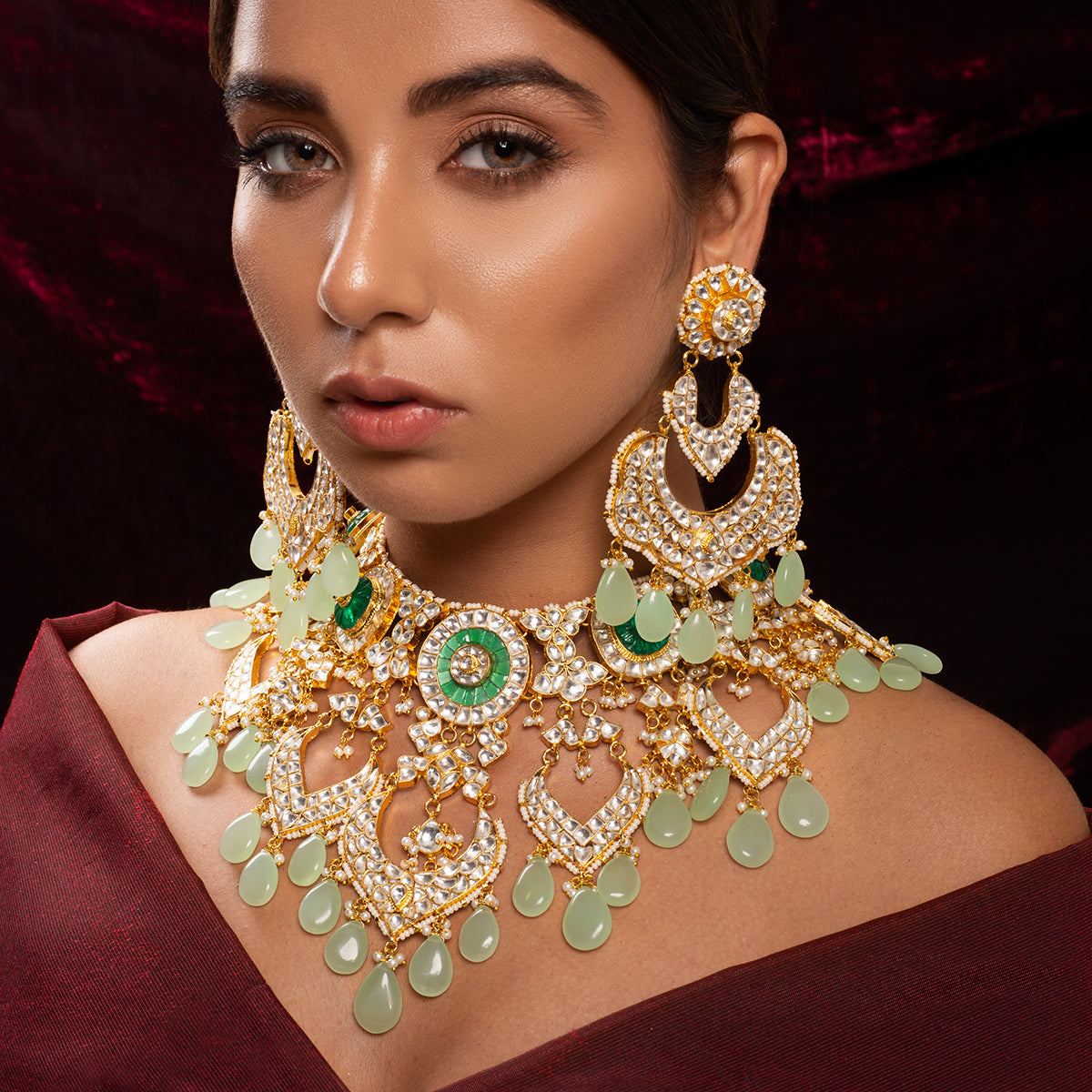 Shasi Mint Necklace Set
