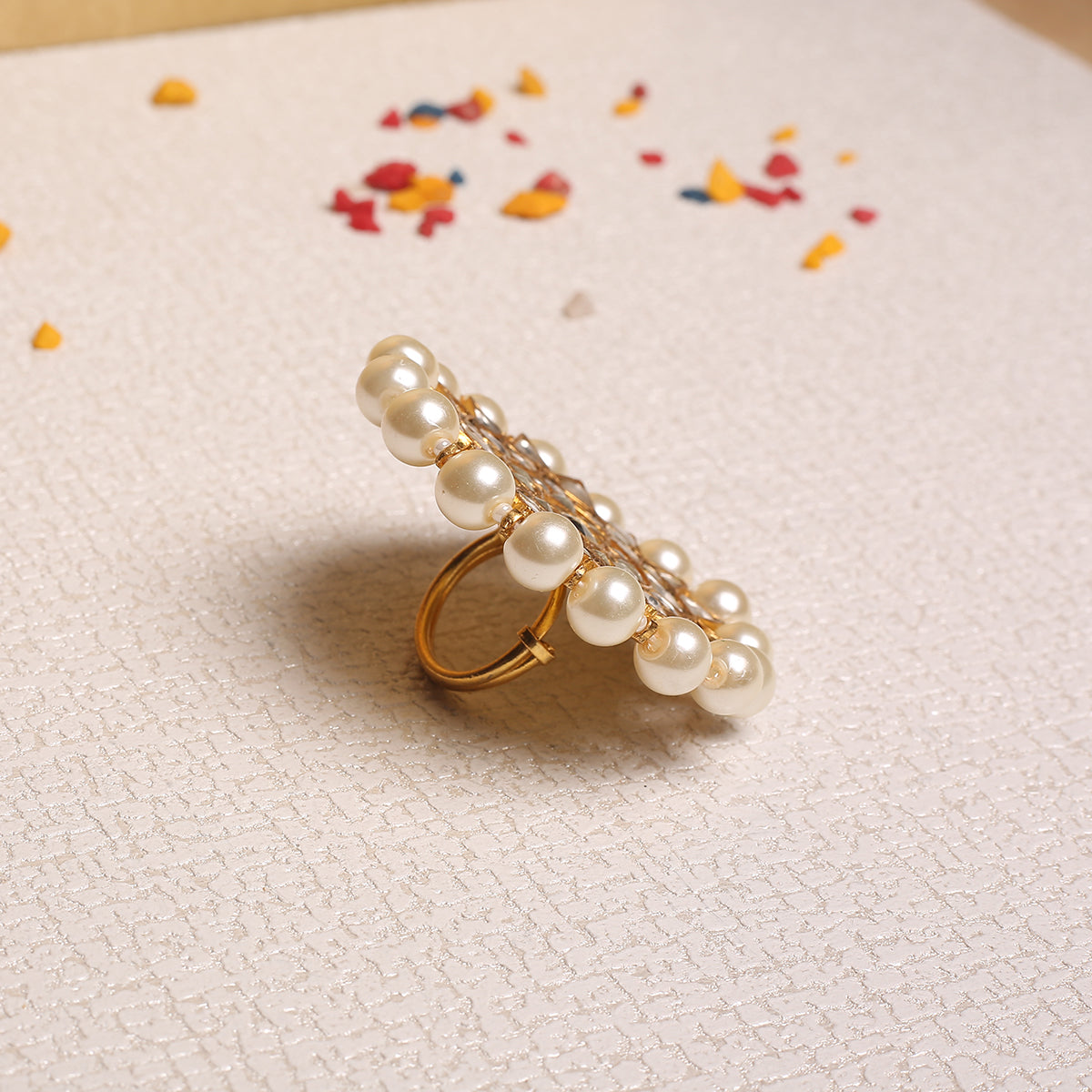 Suren Gold Jadau Kundan Ring