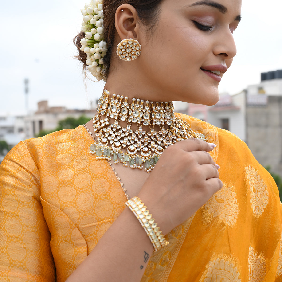 Sadira Jadau Kundan Bangles