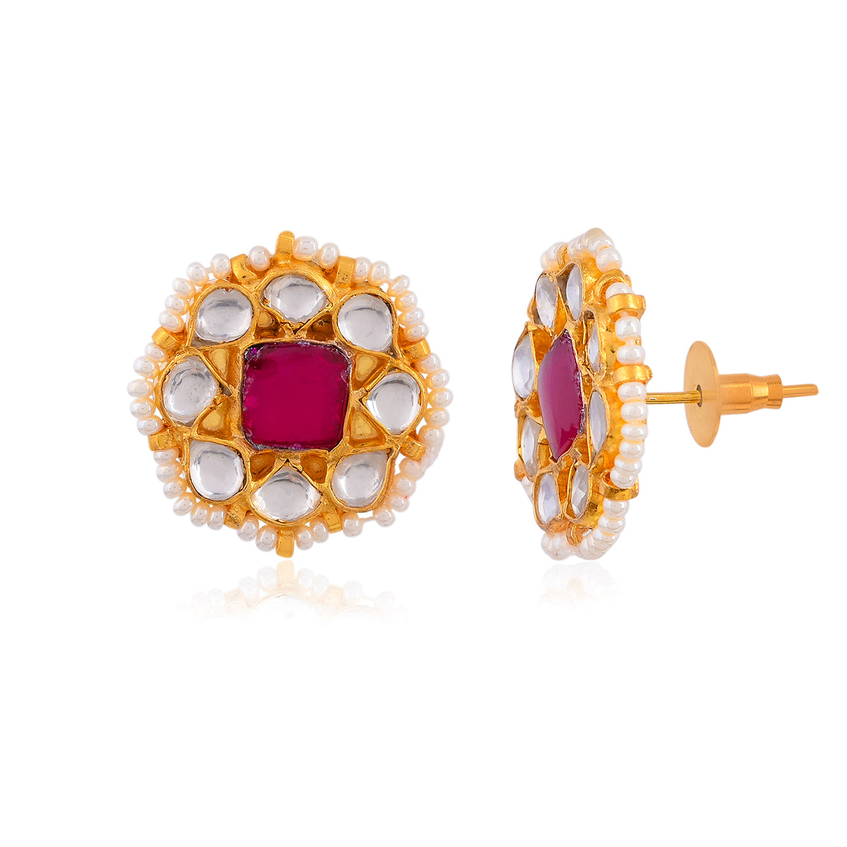 Ekansh Kundan Pink Choker Set