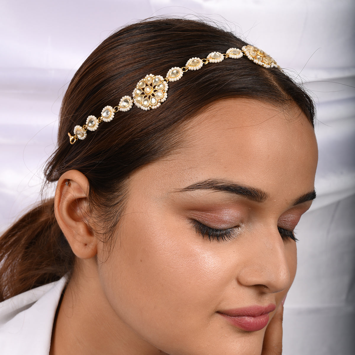 Zinnia Headband/Sheeshphool