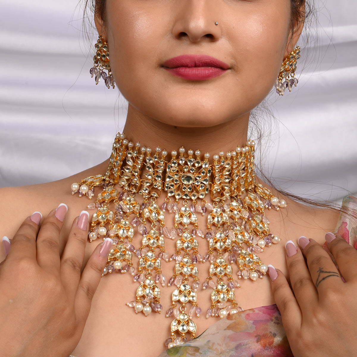 Sanaavi Choker Set with Tika