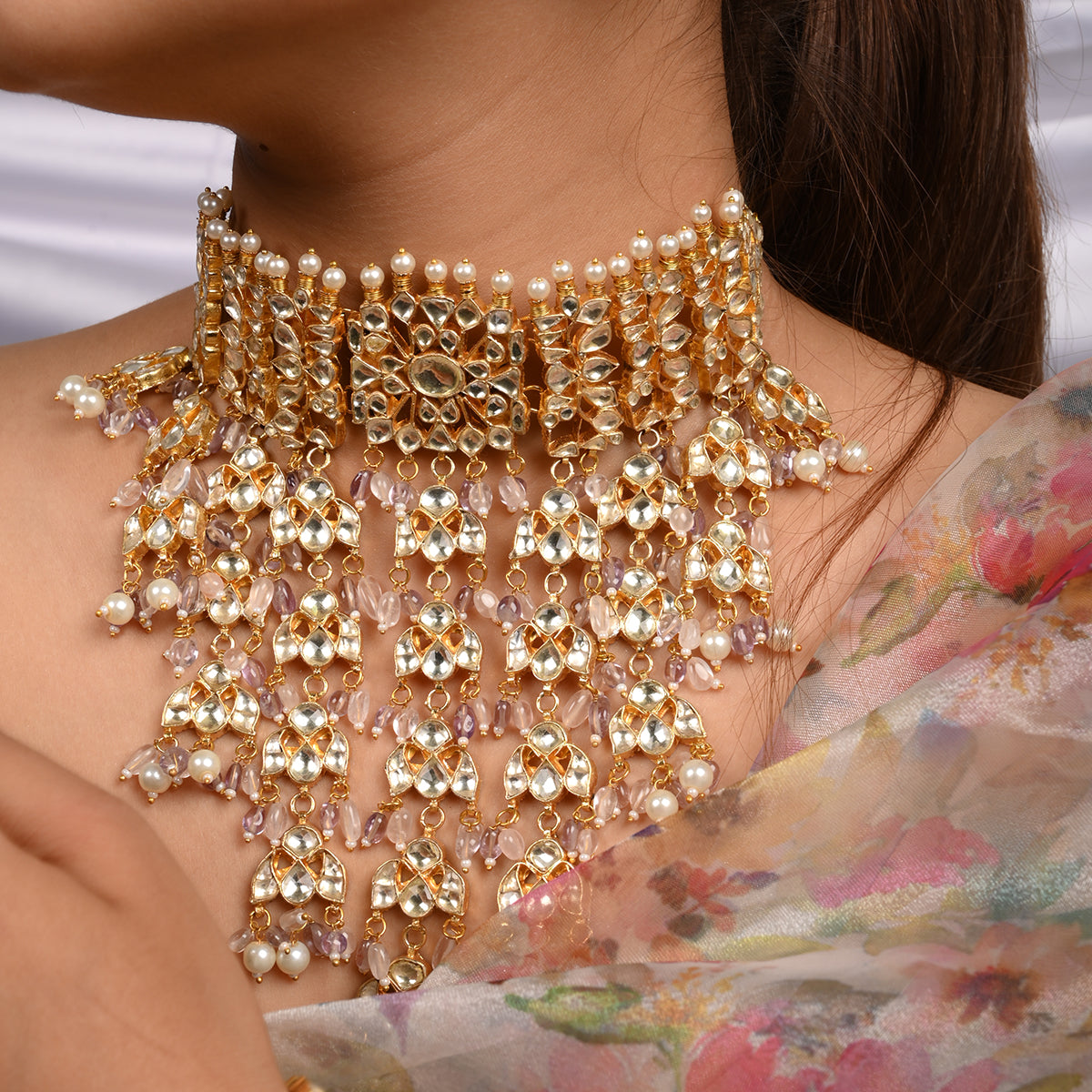 Sanaavi Choker Set with Tika