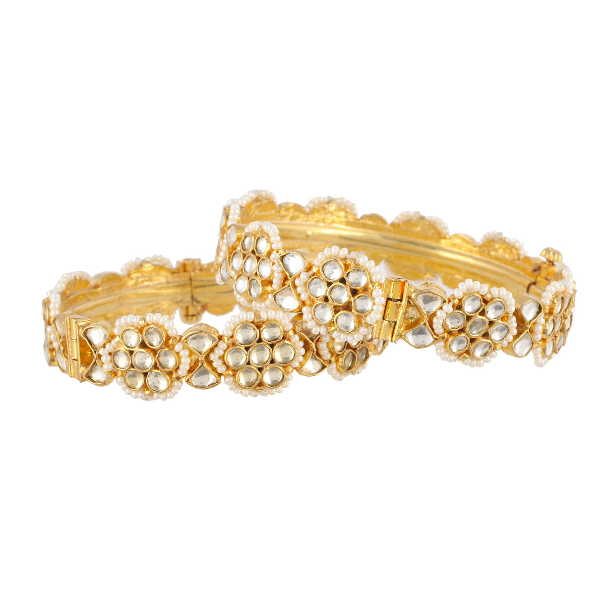 Laila Kundan Bangles
