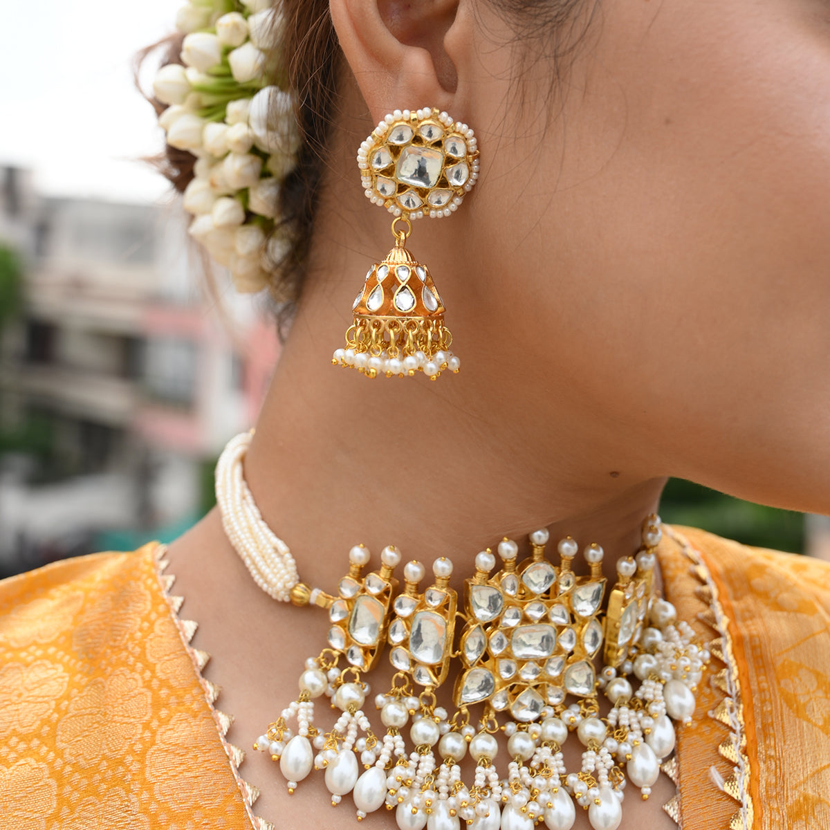 Neet Jadau Kundan Choker Set