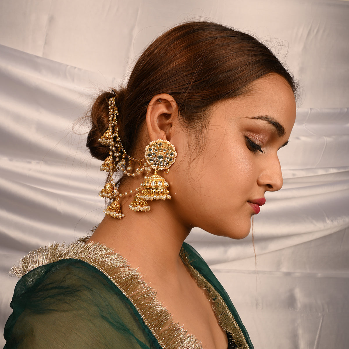Darsh Traditonal Kundan Kaan Chain
