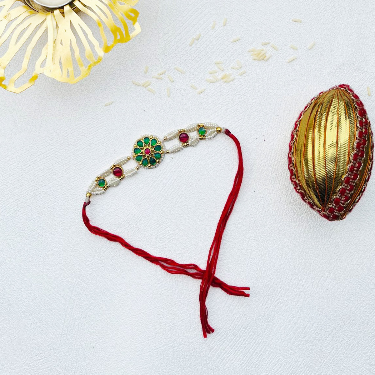 Griham Multi Kundan Rakhi