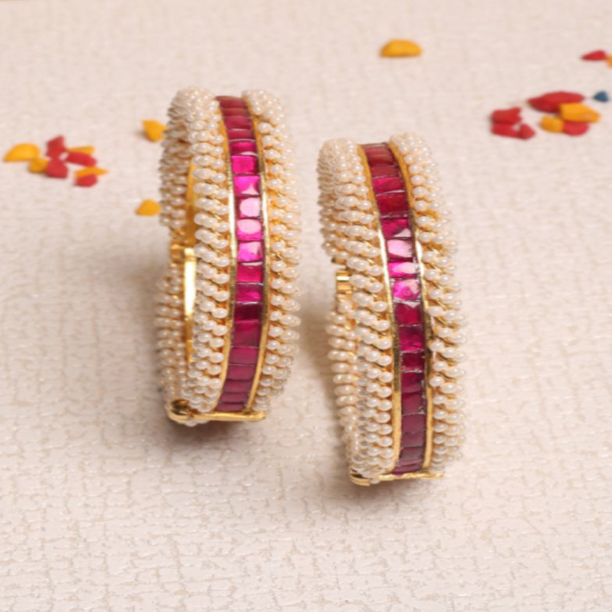 Latisha Hot Pink Bangles