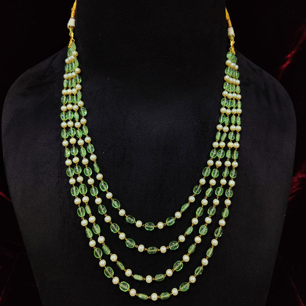 Marietta Green Long Necklace/ Groom Mala