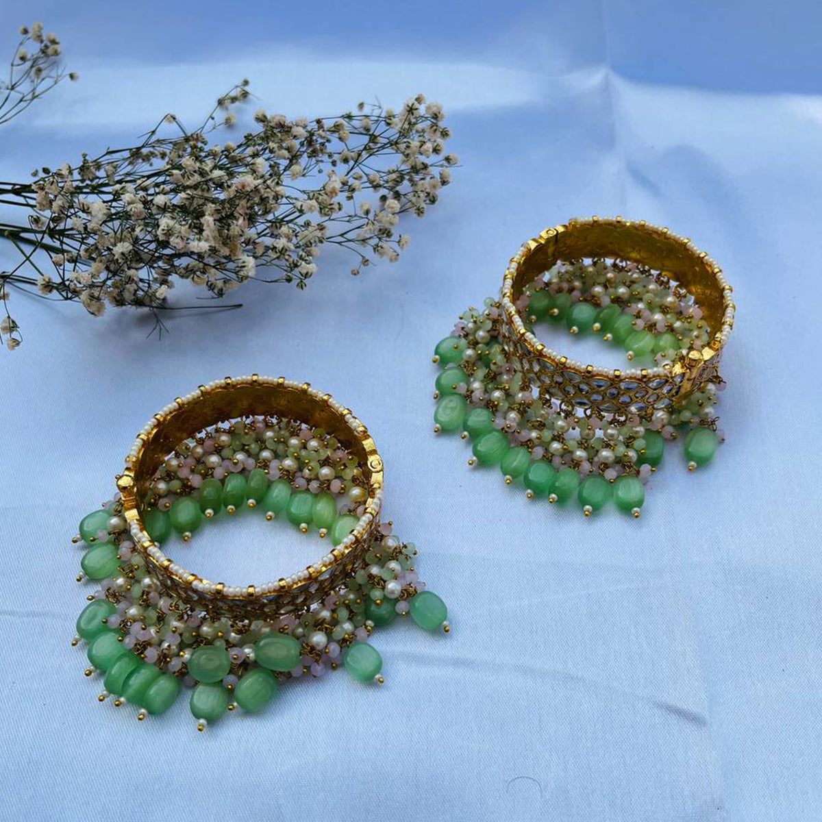 Parisa Sea Green Bangles