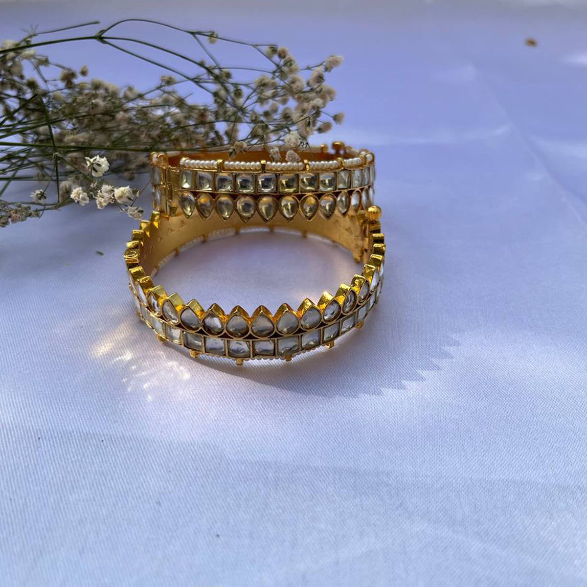 Sadira Jadau Kundan Bangles