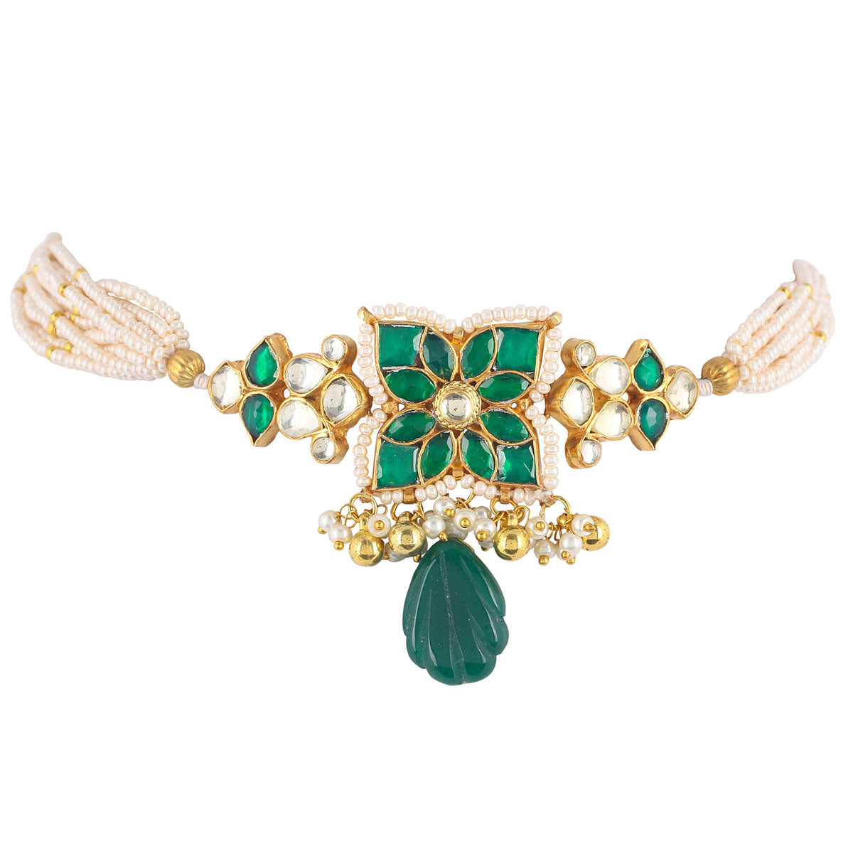 Chitakshi Forest Green Choker Set