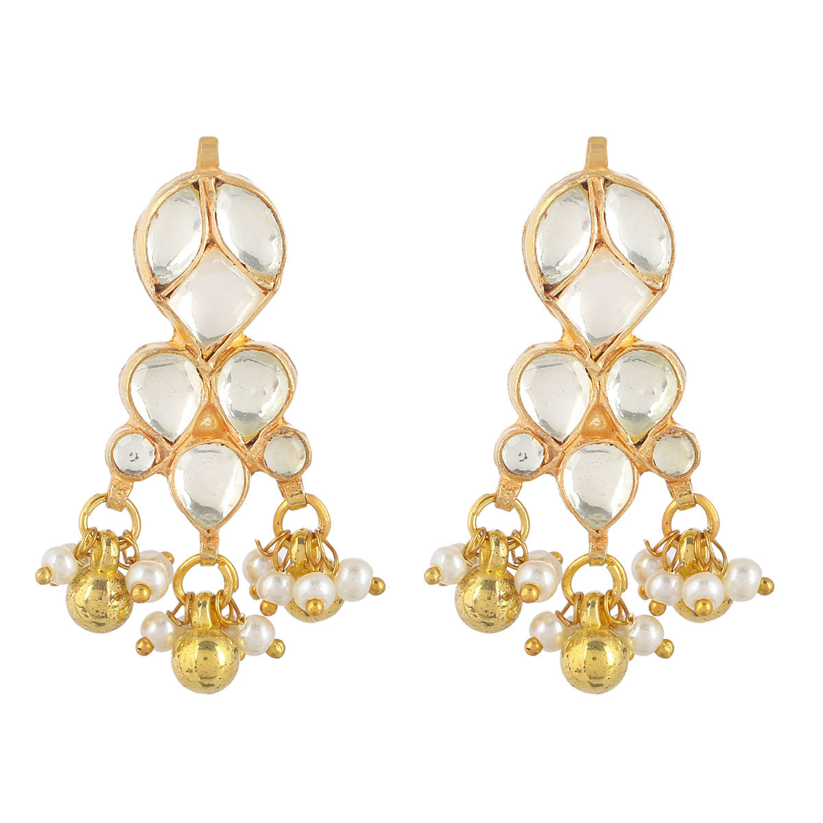 Turuvanur White Kundan Choker Set