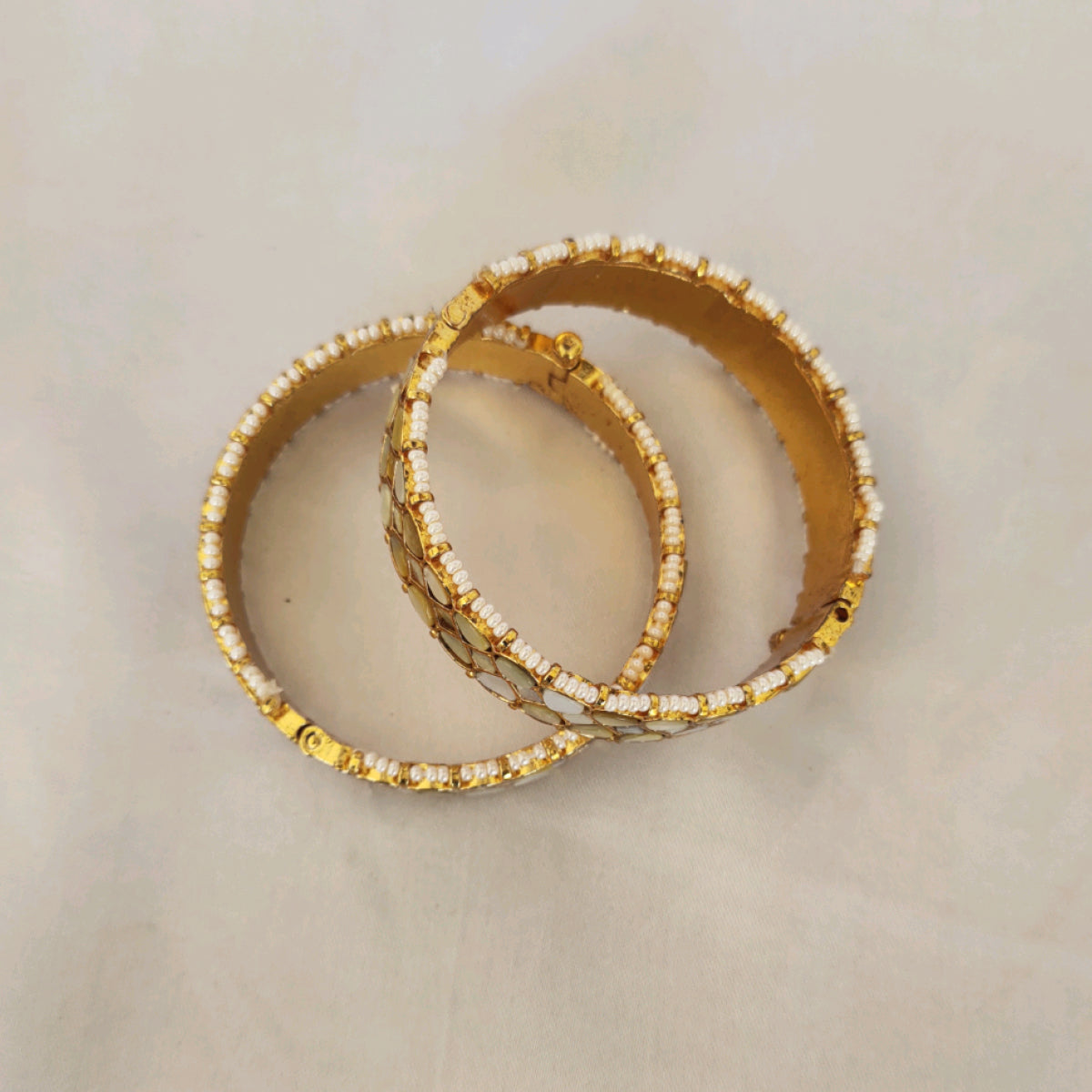 Fizala Mother Of Pearl Bangles