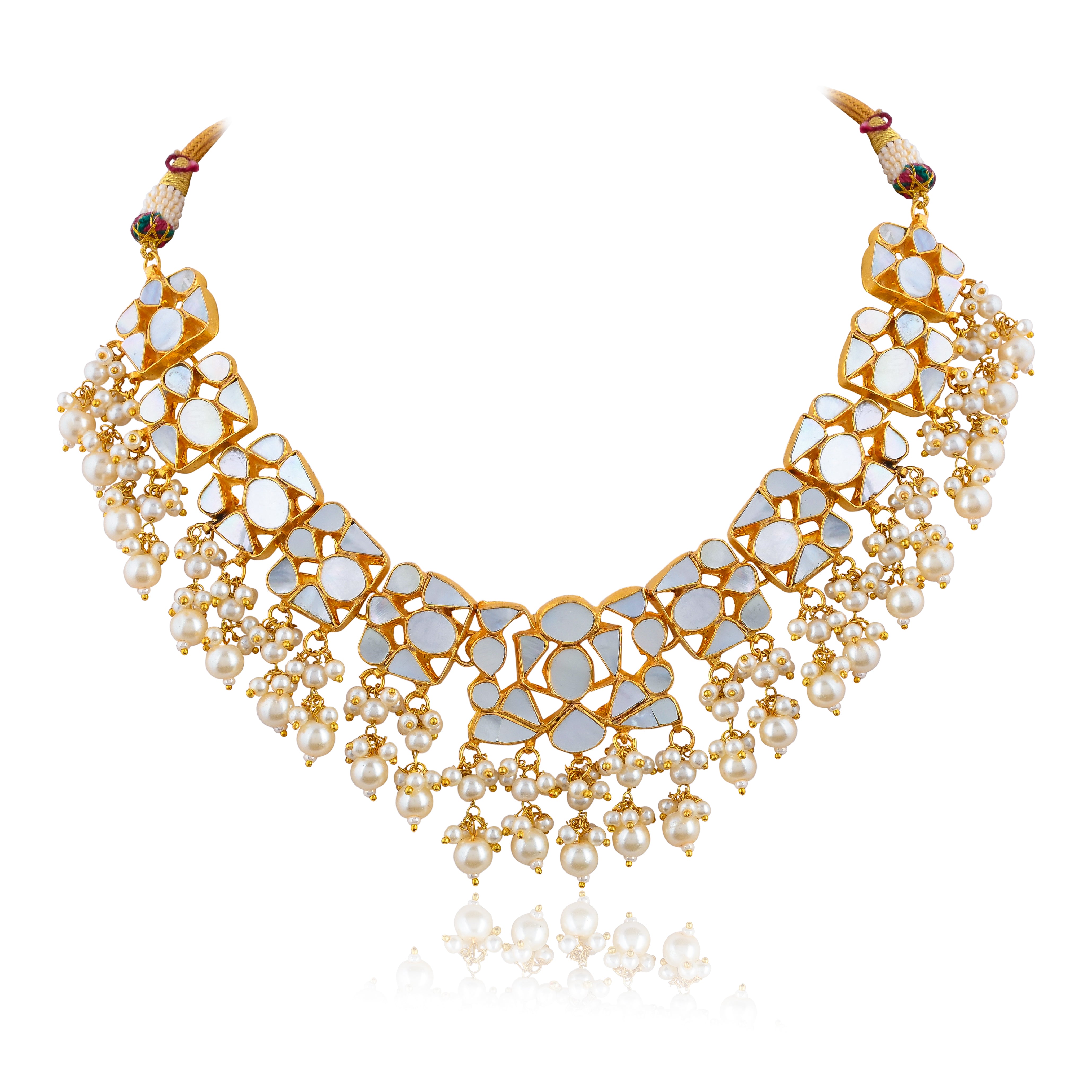 Atifa Star Mother of Pearl Necklace Set